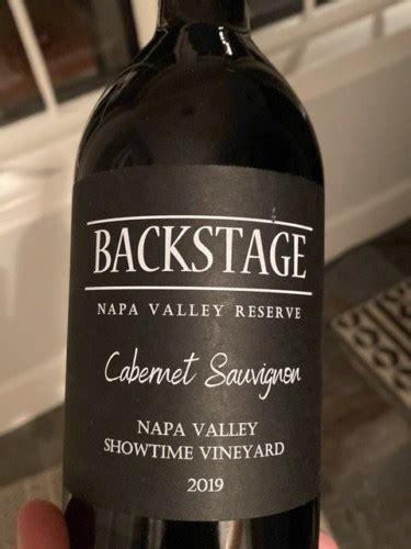 Backstage Showtime Vineyard Reserve Cabernet Sauvignon Vivino Deutschland