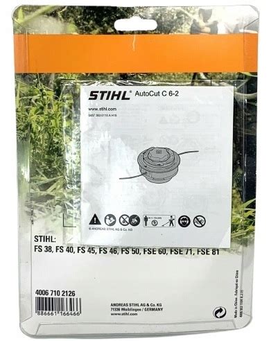 GŁOWICA ŻYŁKA KOSA STIHL FS 38 40 45 ORYGINAŁ 10732397854 oficjalne