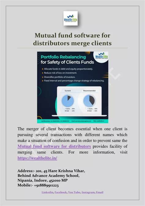 Ppt Mutual Fund Software For Distributors Merge Clients Powerpoint