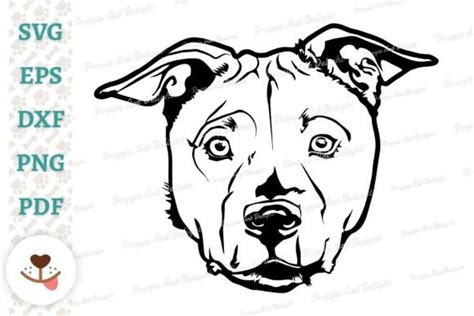 Mutt Dog Face Svg Png Vector Cut File Graphic By Doggie Art Delight