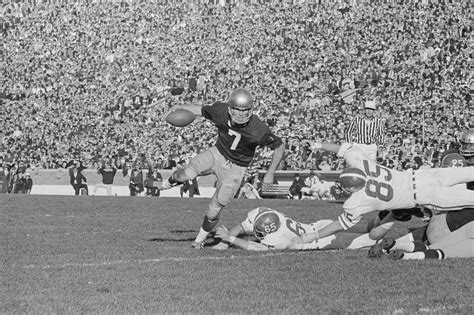 Throwback Thursday Notre Dame Fighting Irish Football 1964 Season One Foot Down