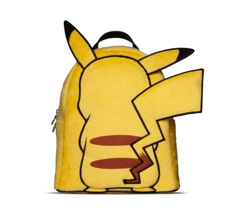 Difuzed Unisex s Pokémon Pikachu Novelty Mini Backpack Yellow One