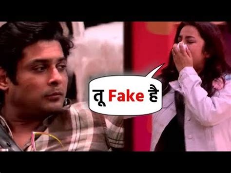 Bigg Boss 13 Shehnaz Gill Angry On Siddharth Shukla Says You Are