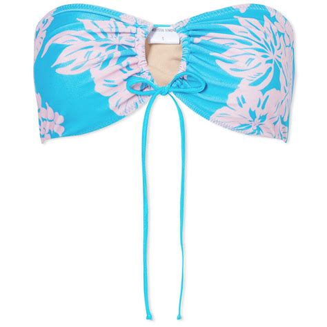 Melissa Simone Aria Floral Bandeau Bikini Top Melissa Simone