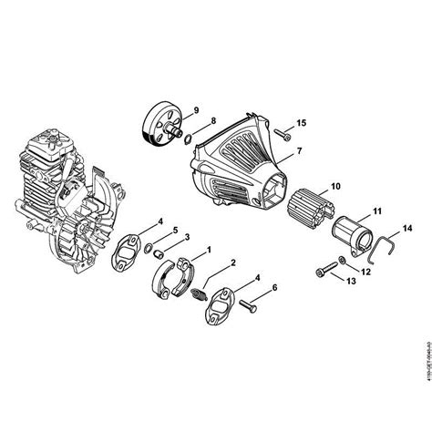 Stihl FS 91 Brushcutter FS 91 Parts Diagram F CLUTCH