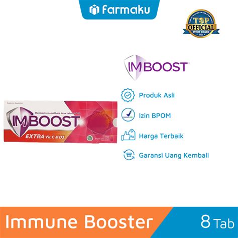 Jual Imboost Extra Vitamin C D3 Strip 8 Tablet Farmaku