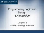 9780538744768 PPT Ch03 Programming Logic And Design Sixth Edition