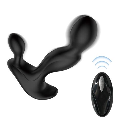 Prostate Massager Remote Anal Vibrating Docking Plug With Multiple