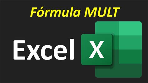 Excel Fórmula de Multiplicação YouTube