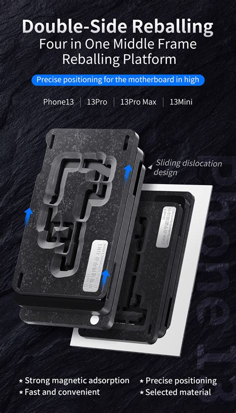 Qianli In Double Side Reballing Middle Frame Reballing Platform