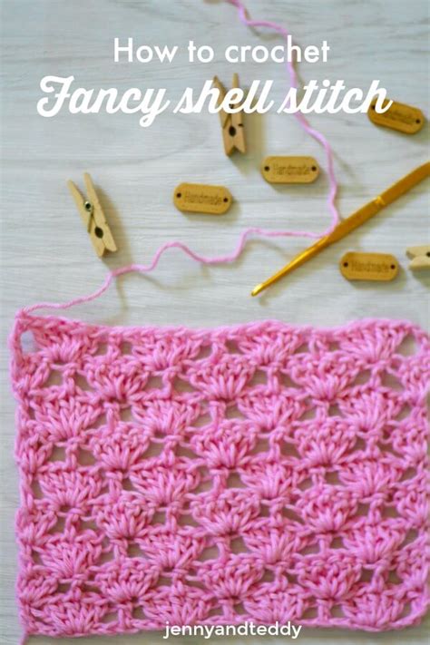 How To Crochet Fancy Shell Stitch