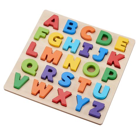 Spark Create Imagine 3 D Wood Alphabet Puzzle Set 26 Pieces