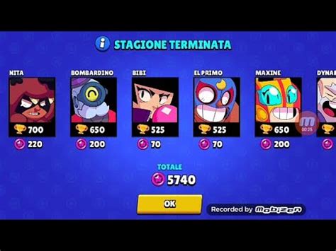 IL MIO RESET STAGIONALE A 21800 Coppe Brawl Stars YouTube