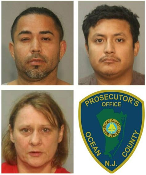 THREE OCEAN COUNTY RESIDENTS CHARGED WITH NARCOTICS DISTRIBUTION