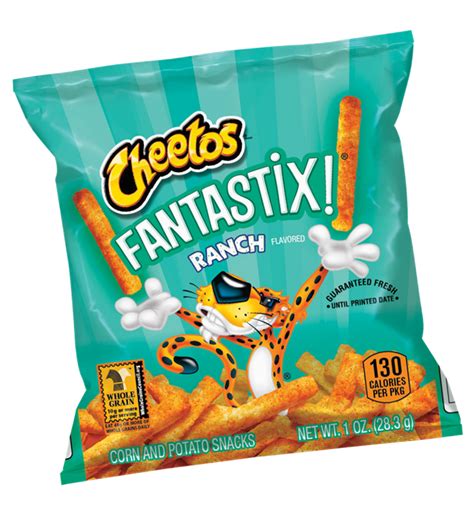 Cheetos® Fantastix® Ranch Flavored Baked Corn And Potato Snacks 09oz Pepsico School Source