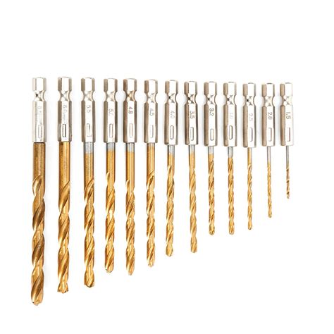 Titanium Nitrate Coated Hss Drill Bit Set For Longer Service Life