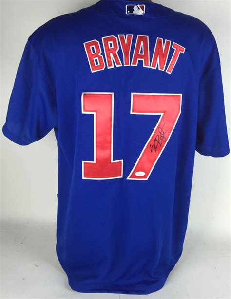 Lot Detail Kris Bryant Signed Chicago Cubs Jersey Jsa