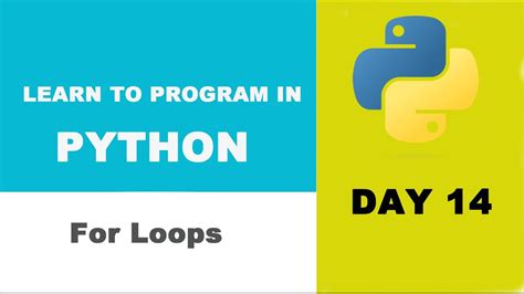 Day 14 Python For Loop Youtube