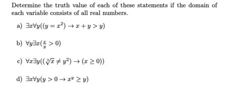 [solved] Determine The Truth Value Of Each Of These State