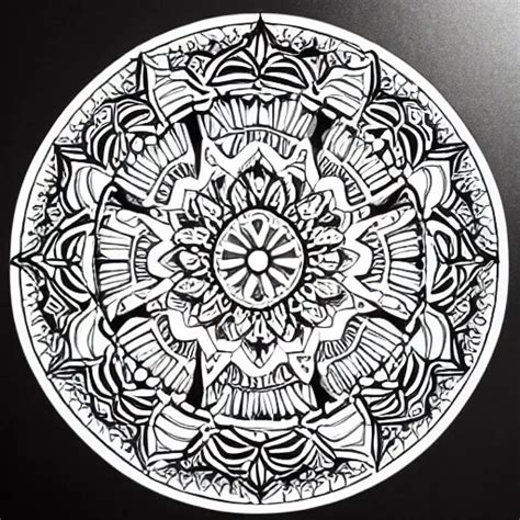 Crear Mandalas En Blanco Y Negro Para Colorear Luego De Impri