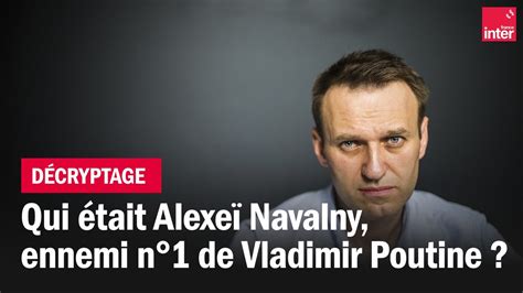 Alexeï Navalny opposant à Vladimir Poutine est mort en prison Vidéo