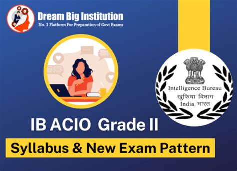 Ib Acio Syllabus With New Exam Pattern For Tier And Tier