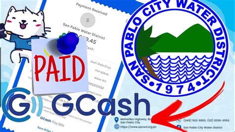 How To Pay Water Bill Thru Gcash San Pablo City Laguna Spcwd Youtube