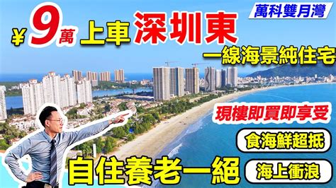 應該係香港人買海景樓第一選擇 萬科雙月灣 首期9萬上車超低月供800蚊月 有沙灘摩托海上衝浪出海撈魚應有盡有 平