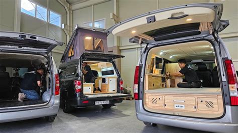 Process Of Making Comfortable Camper With Staria Korean Camper Van