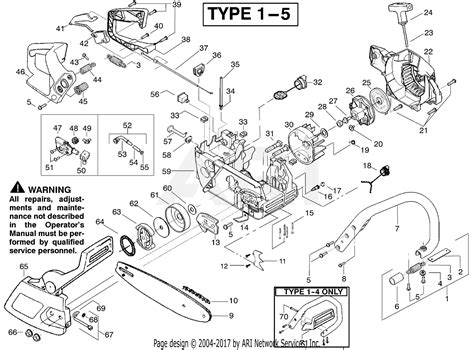 Poulan Gas Saw Type Woodmaster Gas Saw Type Parts