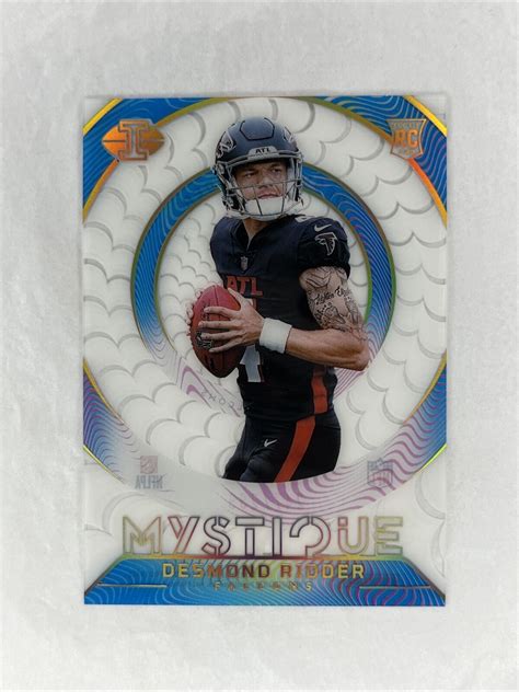 Panini Illusions Mystique Light Blue Desmond Ridder Rookie Card