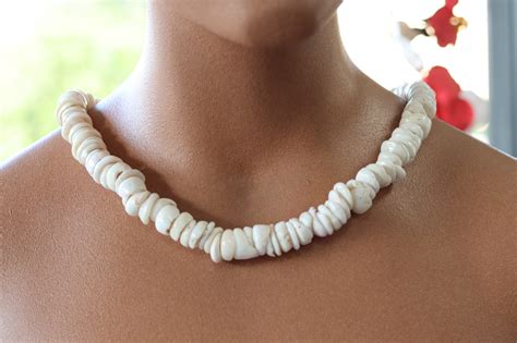 Large Puka Shell Necklace - Exotical