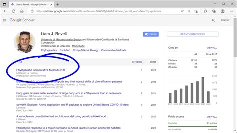 Liam Revell On Twitter Something New In My Google Scholar Profile