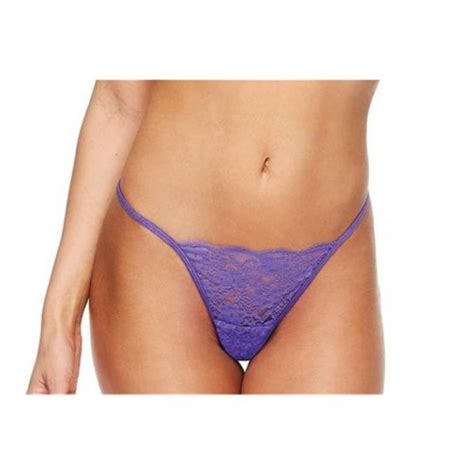 Secrets Lace Purple G String And Panty Vibe One Size Fits All Sex Toy Hotmovies