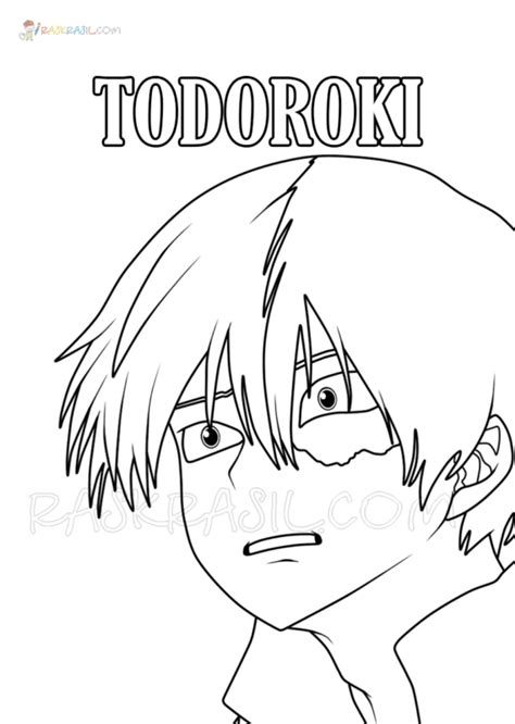 Todoroki Para Colorear Y Pintar Im Genes Para Dibujar Gratis