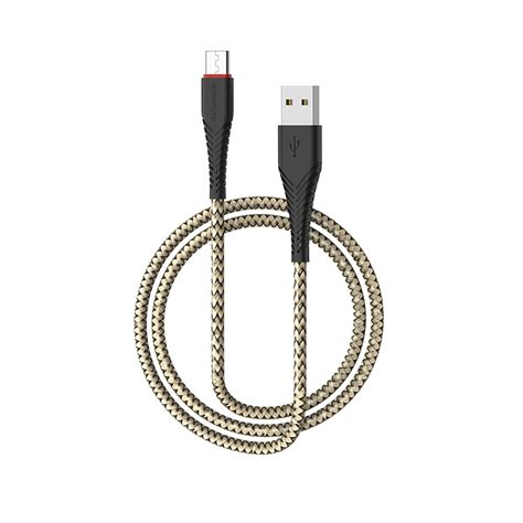 Borofone Cable BX25 Powerful USB To Type C 3A 1 Metre Black Cable