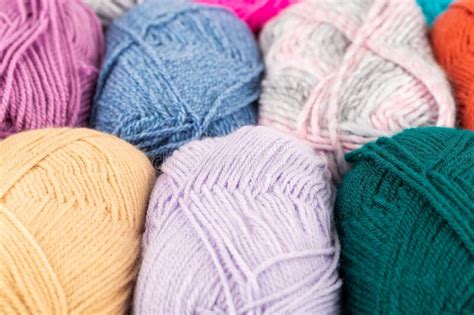 Stack Of Knitting Yarn Clews Stock Photo Image Of Close Leisure