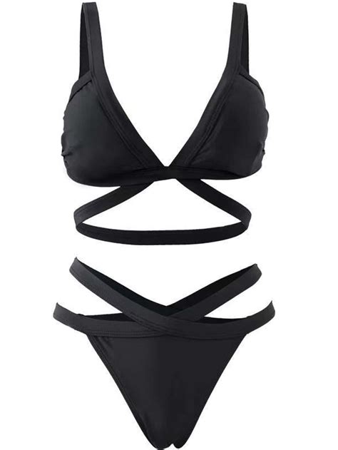 Fato De Banho Feminino Sexy Bikini Europeu E Americano Pequeno Peito