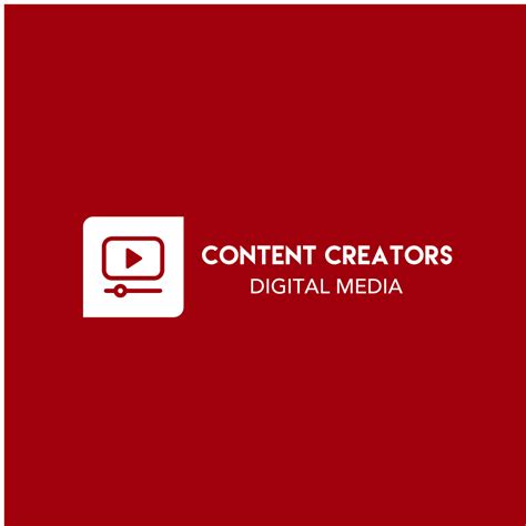 Content Creators Logomultimedia And Social Media Content Production And