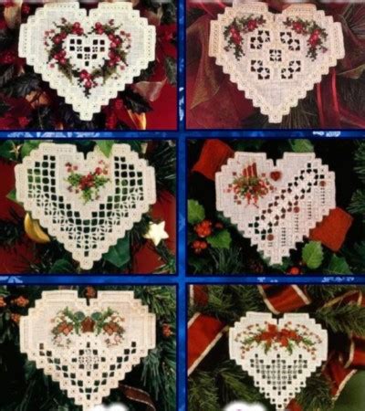 Christmas In My Heart Hardanger Ornament Patterns Embroidery Patterns