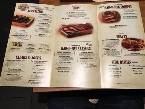 Famous Dave's Menu Prices