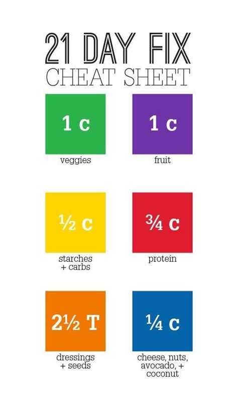 Beachbody Color Coded Containers Sizes NRITWY