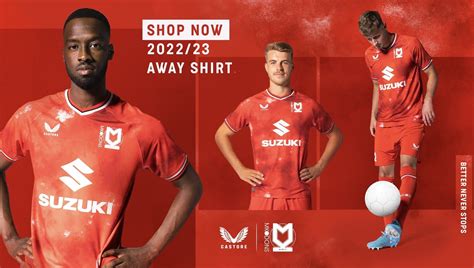 Mk Dons 2022 23 Castore Away Kit Unveiled The Kitman