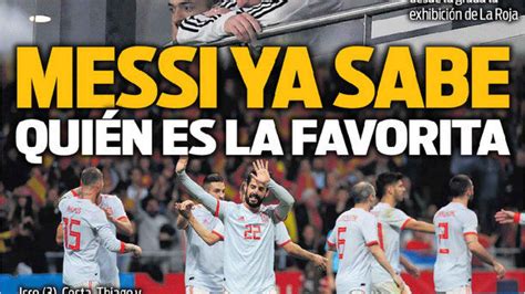 La Portada Del Diario Sport 28 03 2018