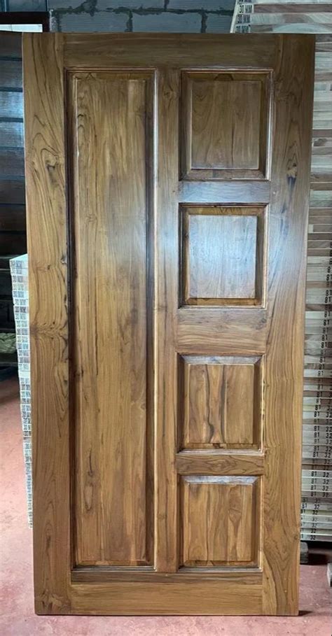 Exterior Inch Indian Teak Wood Door For Home At Piece In