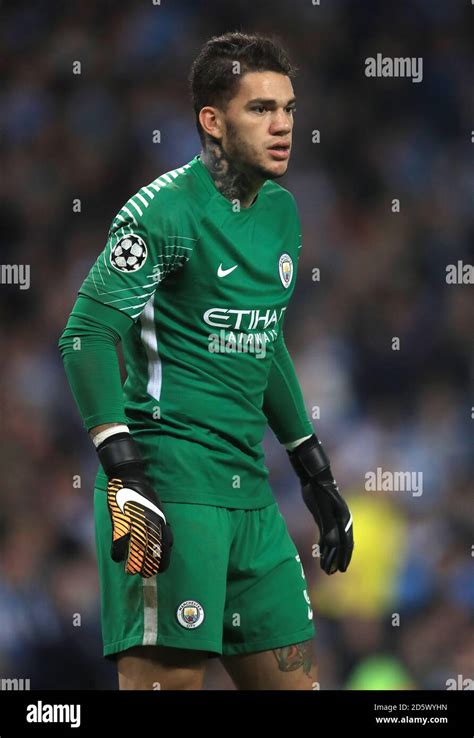 Manchester City Goalkeeper Ederson Stock Photo Alamy