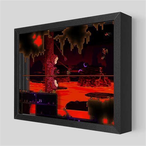 Terraria Underworld Shadowbox Art Artovision