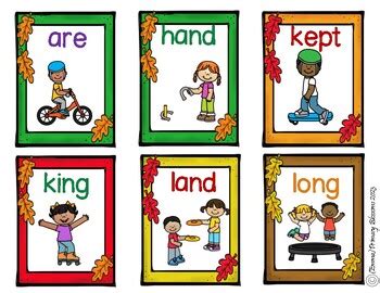 2nd Grade HFW Word Cards HMH Into Reading Modules 3 4 By Primary