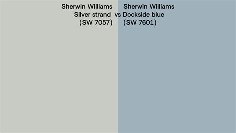 Sherwin Williams Silver Strand Vs Dockside Blue Side By Side Comparison