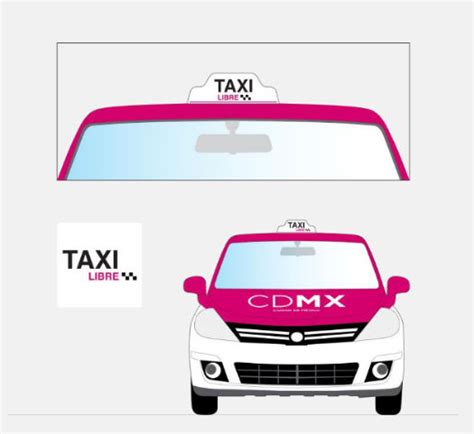 Taxis Del La Ciduad De M Xico Con Nuevo Dise O Ser N Color Rosa Autos